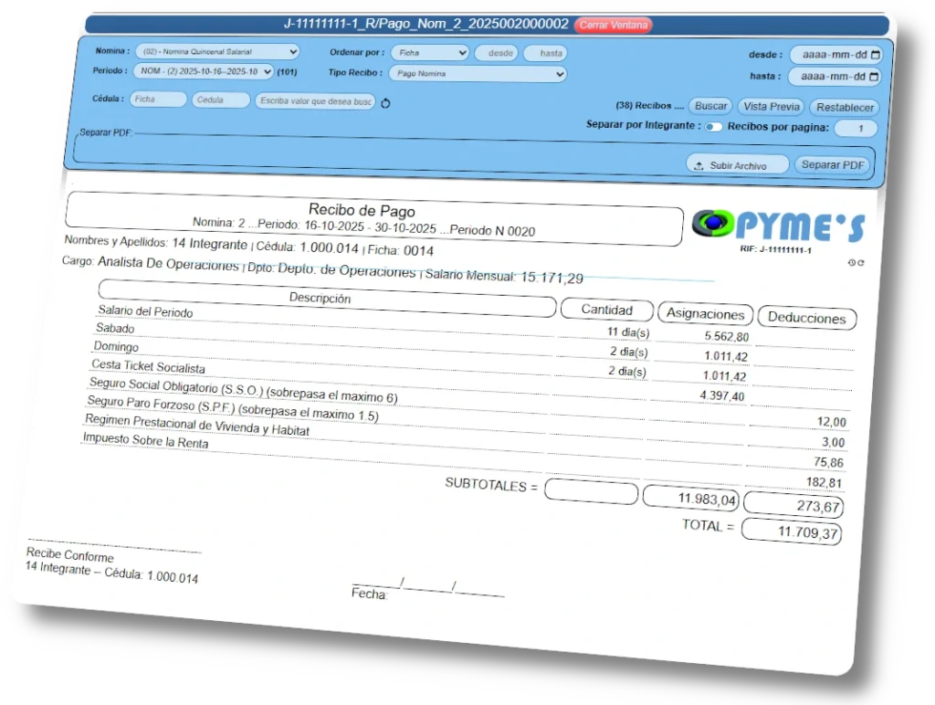 Envío de Recibos de Pago Digitales Pyme'S: Automatización y ahorro de consumibles